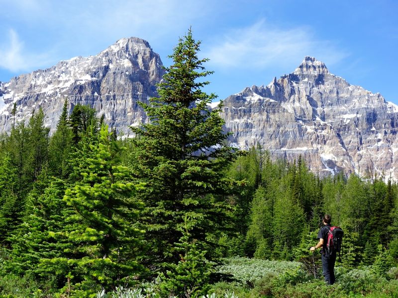 Moraine Lake Larch Valley Hike