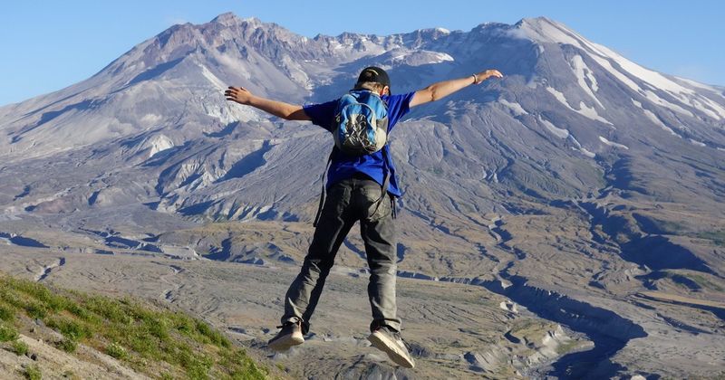 Mount Saint Helens Levitation Cover