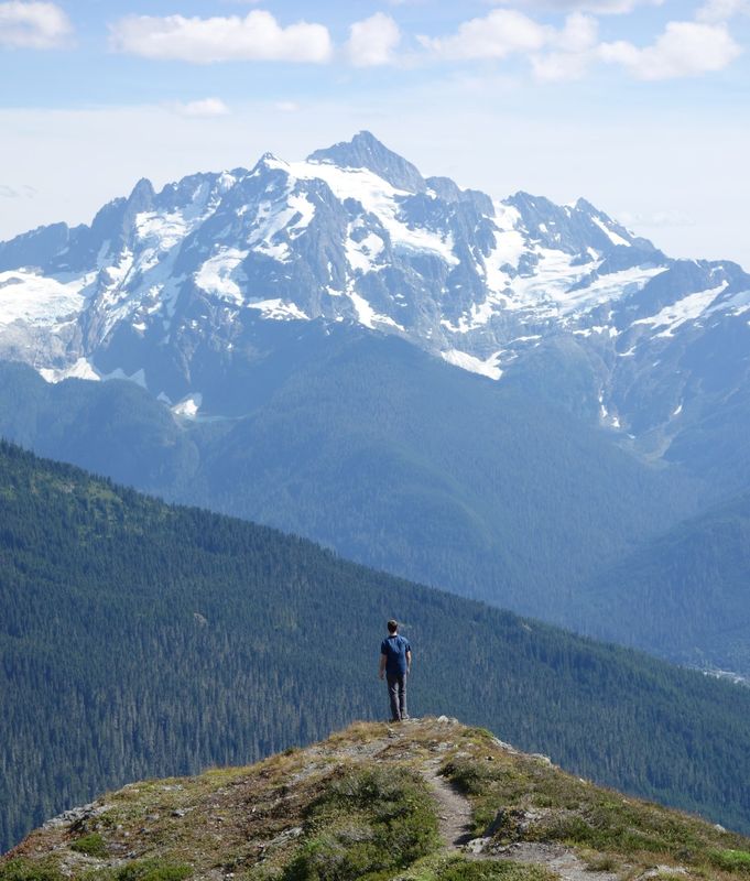 Mt Shuksan with Eric